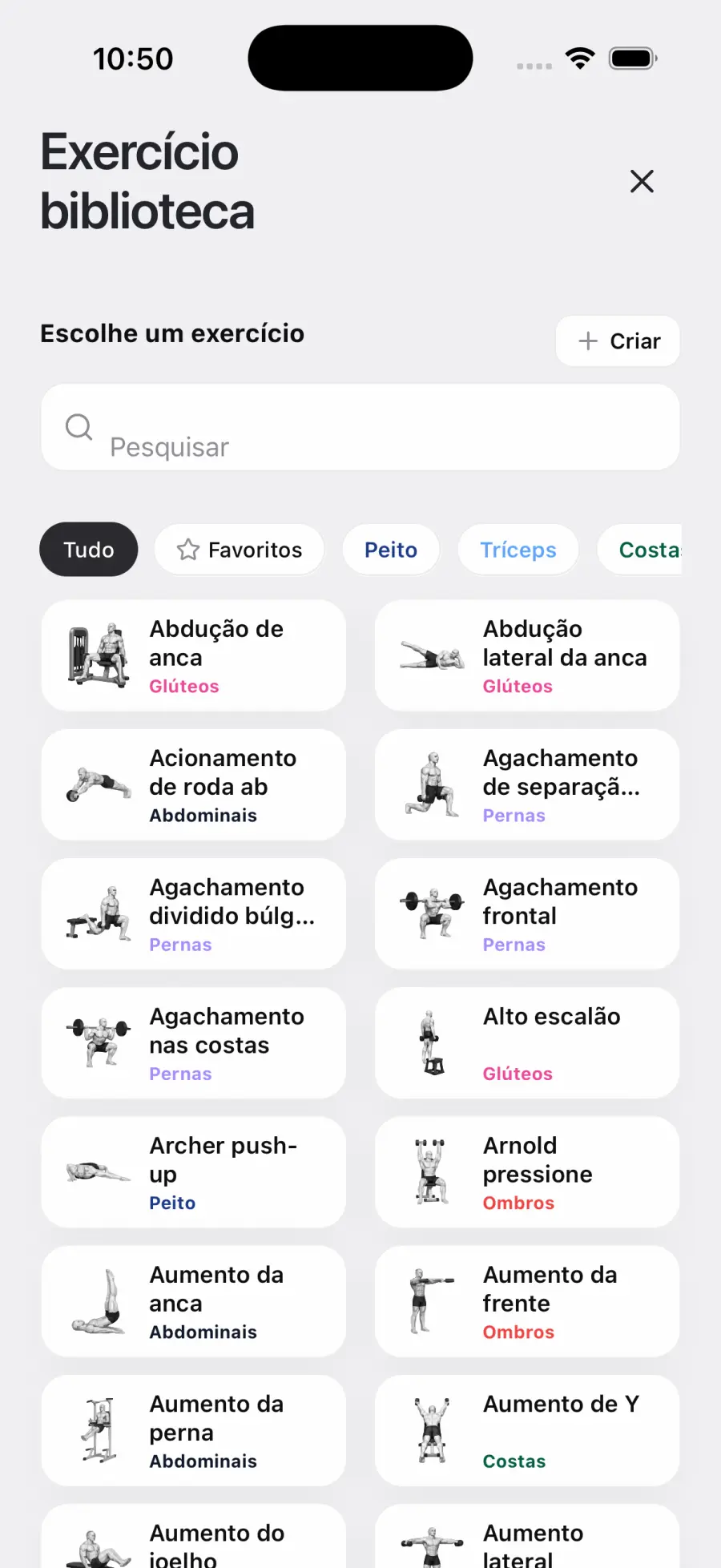 Encontra um exercício.