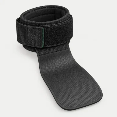Lifting grip with wrist cuff and flap