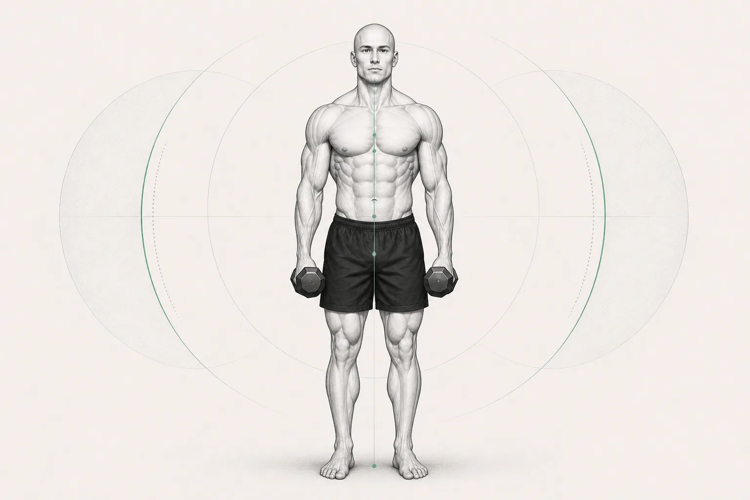 The ShapeVision character illustrates a muscle balance between the right and left sides